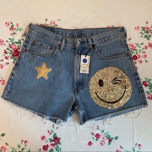 Sojara 550 Levi’s Cut Off Jean Denim Shorts